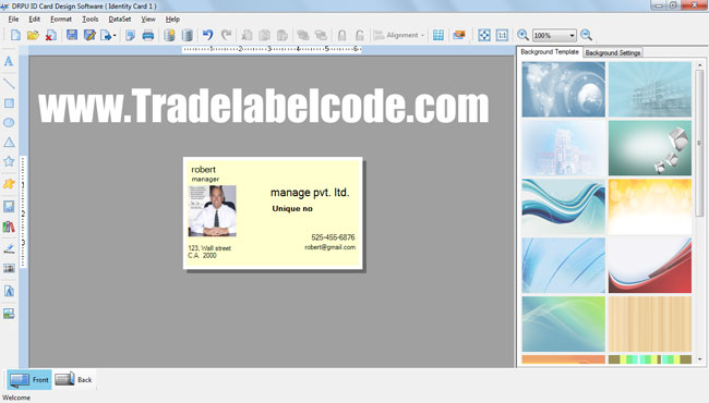 Employee ID Card Designing