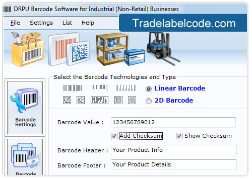 Industrial Barcode Software