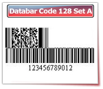 Databar Code 128 Set A