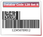 Databar Code 128 Set B